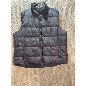 Claiborne Mens XL Puffer Vest‎ Sleeveless Full Zip Lightweight Casual